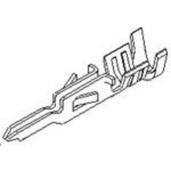 MicroFit 3.0 M Crp Term Chn 15Au 20-24, Molex, Mfr#: 43031-0002